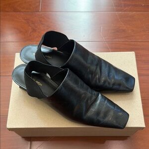 Tory Burch Elegant Black Leather Heels